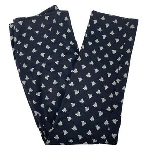 J.Jill Womens Career Pants All Over‎ Print Straight Leg Size 8 TALL Trousers EUC